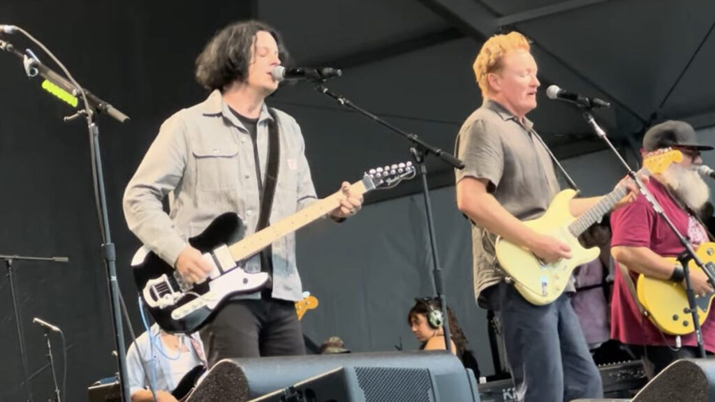 Concert Highlights: Jack White and Conan O'Brien