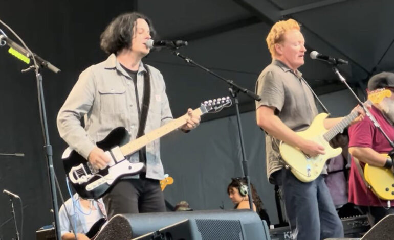 Concert Highlights: Jack White and Conan O’Brien